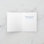 AMERICAN退役軍人「Thank You」Notecard サンキューカード (内部)