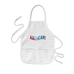 AmeriCAN!エプロン – 選択スタイル 子供用エプロン
