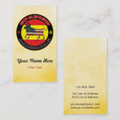 American スペインの Bullカスタム Business Card 名刺 (正面/裏面)