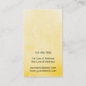 American スペインの Bullカスタム Business Card 名刺 (裏面)