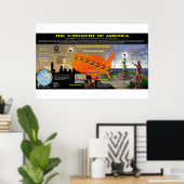 American 素晴らし Eclipse太陽の – パタはかりで測ーン ポスター (ホームオフィス)