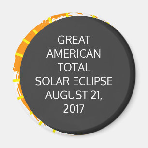 American 素晴らし Total Eclipseのカス太陽のタマイズ マグネット
