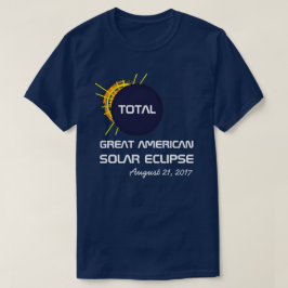 American 素晴らし Total Eclipseのカス太陽のタマイズ Tシャツ