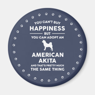 American Akita Adoption Happiness マグネット