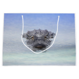 American Alligator – Lake Apopka Wildlife Drive ラージペーパーバッグ