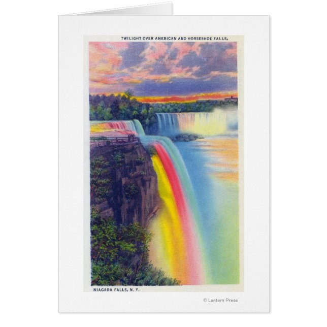 American and Horseshoe滝at Dusk (正面)