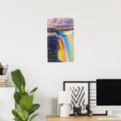 American and Horseshoe滝at Dusk ポスター (ホームオフィス)