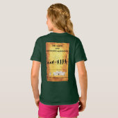 American Apparel T-Shirt：算数カベウ頭が切れるマン Tシャツ (裏面フル)