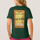 American Apparel T-Shirt：算数カベウ頭が切れるマン Tシャツ (裏面)