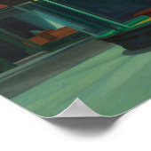 AMERICAN ARTIST Edward Hopper Nighthawks 1942 ポスター (角)