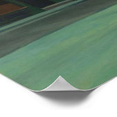 AMERICAN ARTIST Edward Hopper Nighthawks 1942 ポスター (角)