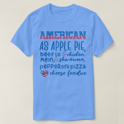 American As Apple Pie55 Tシャツ (デザイン正面)