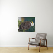 American Bald Eagle Perched タペストリー (インサイチュ(横))