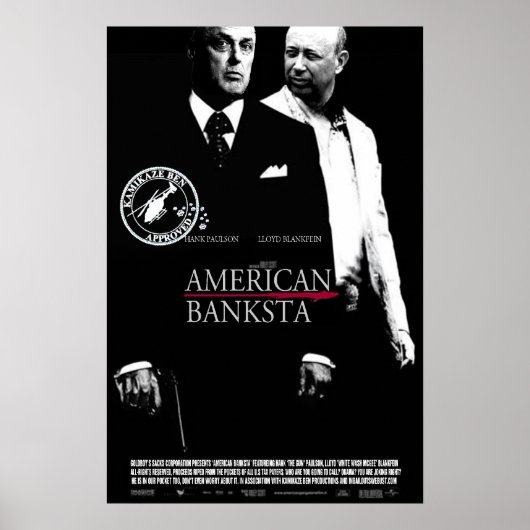 AMERICAN BANKSTA POSTER ポスター (正面)