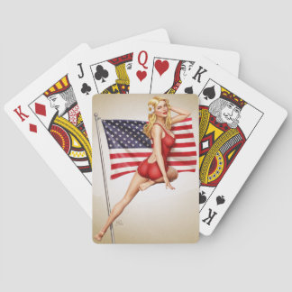 American Beauty - Retro Pinup Playing Cards トランプ