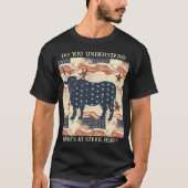 American Beef Protest T-shirt Tシャツ (正面)