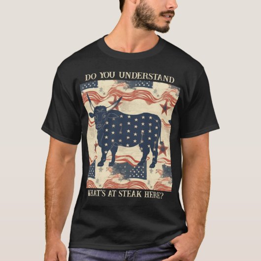 American Beef Protest T-shirt Tシャツ (正面)