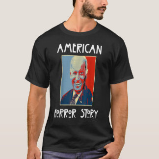 American Biden Horror Story Zombie Halloween Retro Tシャツ