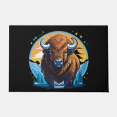 american bison ドアマット (正面)