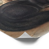 American Black or Silver Fox (Vulpes fulvus) ポスター (角)