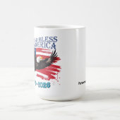 American Bold Eagle God Bless America 250 Years コーヒーマグカップ (中央)
