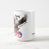 American Bold Eagle Patriotioc USA 250 Years コーヒーマグカップ (中央)