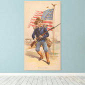 American boy  キャンバスプリント (インサイチュ (ウッドフロア))