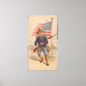 American boy  キャンバスプリント (正面)