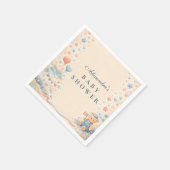 American Boy Red White Blue Baby Shower スタンダードカクテルナプキン (角)