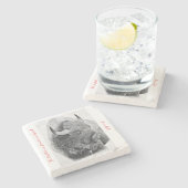 American Buffalo ストーンコースター (横)