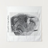 American Buffalo タペストリー (正面(横))