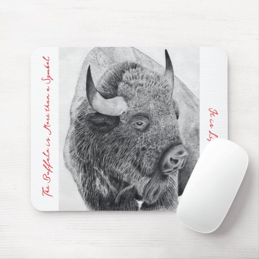 American Buffalo マウスパッド (マウス)