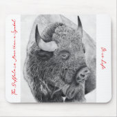 American Buffalo マウスパッド (正面)