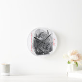 American Buffalo ラウンド壁時計 (ホーム)