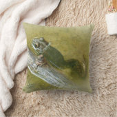 American Bullfrog - Rana catesbeiana クッション (ブランケット)