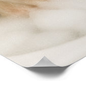 american bully dog cute funny bathroom decor ポスター (角)