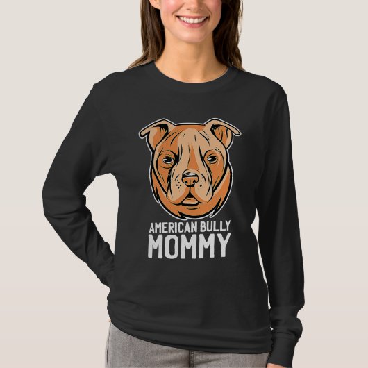 American bully mom tシャツ (正面)