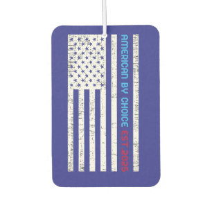 American By Choice Est.2025 カーエアーフレッシュナー