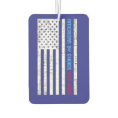 American By Choice Est.2025 カーエアーフレッシュナー (裏面)
