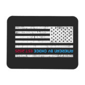 American By Choice Est.2025 マグネット (横)