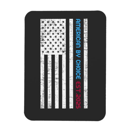 American By Choice Est.2025 マグネット (縦)