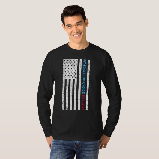 American By Choice Est.2025 Tシャツ (正面フル)
