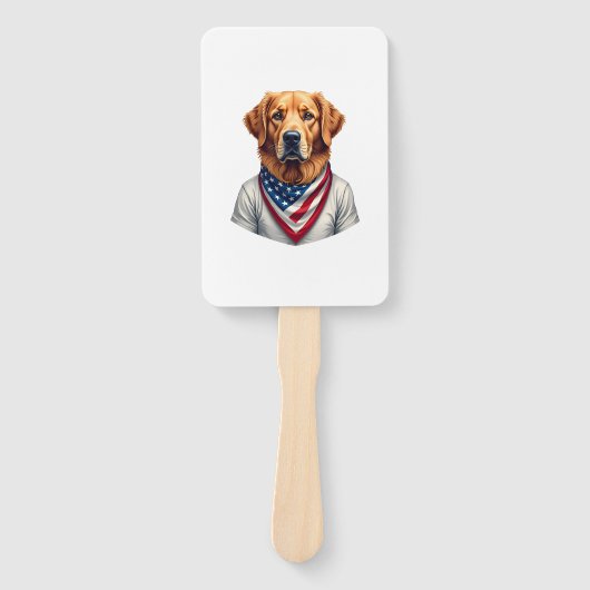 American Canine Golden Retriever Vintage Tee ハンドファン (正面)