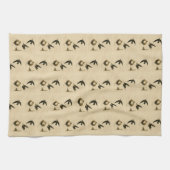 American (Chimney) Swift Audubon, Birds of America キッチンタオル (横)