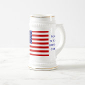American Citizen Flag Beer Stein by Janz ビールジョッキ (正面右)