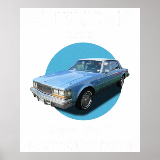 american classic genuine quality limited edition c ポスター (正面)
