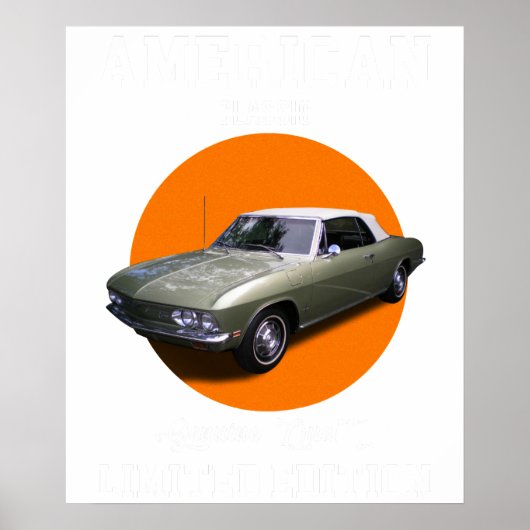 american classic genuine quality limited edition c ポスター (正面)