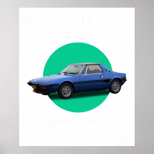 american classic genuine quality limited edition F ポスター (正面)