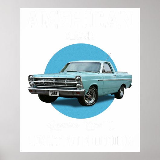 american classic genuine quality limited edition f ポスター (正面)