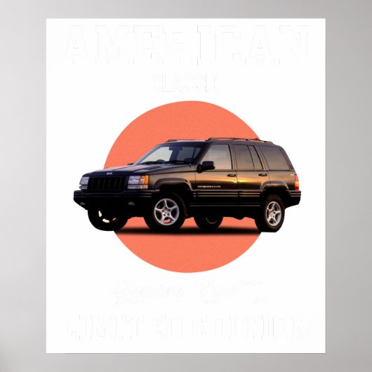 american classic genuine quality limited edition J ポスター (正面)